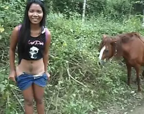 Porn horse teen Horse and