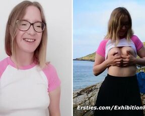 Amelia B Stops By Ersties for #ExhibitionistAugust