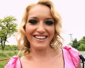 Catty Campbell EURO ANAL BABE&Nick Lang, Frank, Double Penetration, outdoor, swallow cum blonde Czech pornstar, Teaser#1