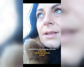 I Would Like to Go Shopping with You. in the End, I Will Be Very Grateful to You!