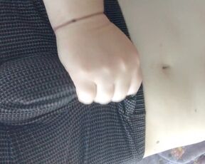 mature grandma fingering me dick through panties